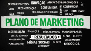 Ilustração conceitual sobre planejamento estratégico de marketing e seus principais pilares