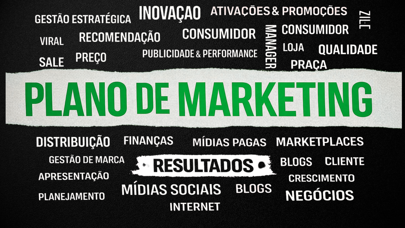 Ilustração conceitual sobre planejamento estratégico de marketing e seus principais pilares